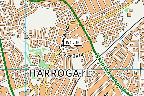 HG1 5HR map - OS VectorMap District (Ordnance Survey) HG1 5HR map - OS VectorMap District (Ordnance Survey)