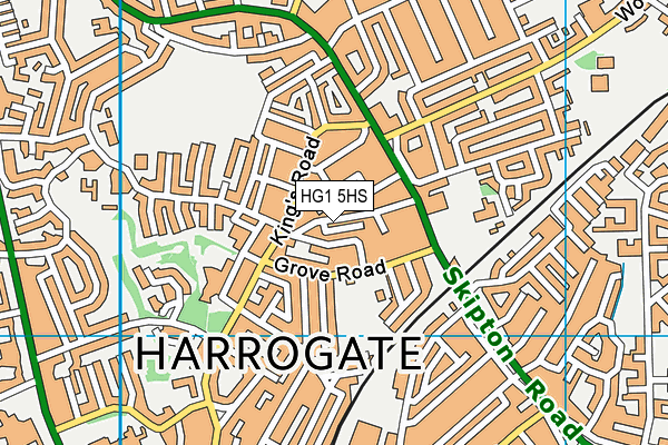 HG1 5HS map - OS VectorMap District (Ordnance Survey) HG1 5HS map - OS VectorMap District (Ordnance Survey)