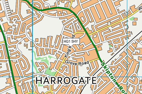 HG1 5HY map - OS VectorMap District (Ordnance Survey) HG1 5HY map - OS VectorMap District (Ordnance Survey)