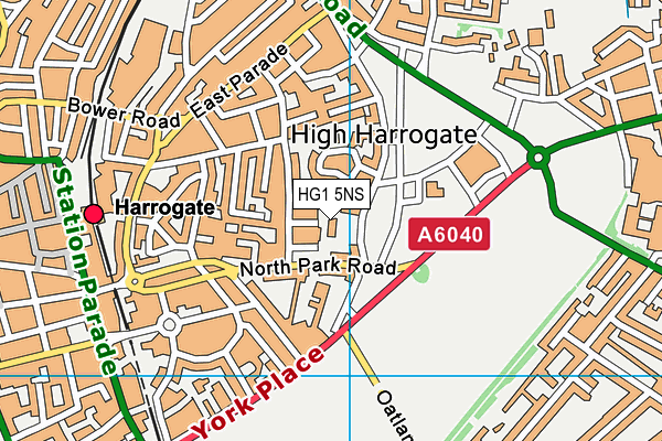 HG1 5NS map - OS VectorMap District (Ordnance Survey) HG1 5NS map - OS VectorMap District (Ordnance Survey)