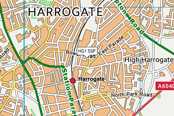 HG1 5SP map - OS VectorMap District (Ordnance Survey) HG1 5SP map - OS VectorMap District (Ordnance Survey)