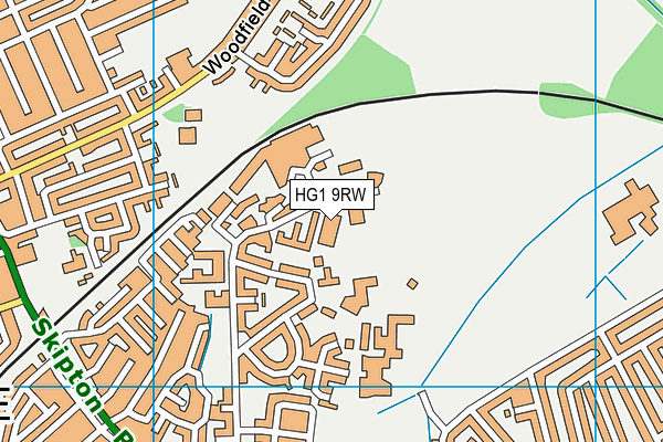 HG1 9RW map - OS VectorMap District (Ordnance Survey) HG1 9RW map - OS VectorMap District (Ordnance Survey)