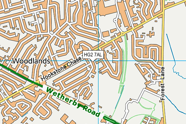 HG2 7AL map - OS VectorMap District (Ordnance Survey) HG2 7AL map - OS VectorMap District (Ordnance Survey)