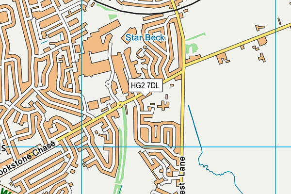 HG2 7DL map - OS VectorMap District (Ordnance Survey) HG2 7DL map - OS VectorMap District (Ordnance Survey)