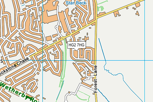 HG2 7HG map - OS VectorMap District (Ordnance Survey) HG2 7HG map - OS VectorMap District (Ordnance Survey)