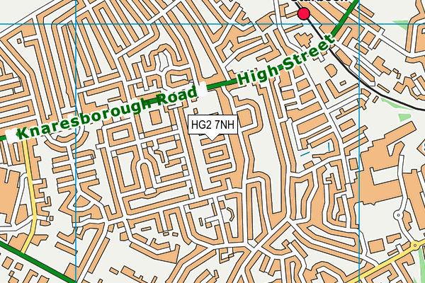 HG2 7NH map - OS VectorMap District (Ordnance Survey)