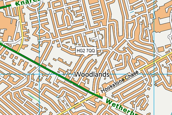 HG2 7QQ map - OS VectorMap District (Ordnance Survey) HG2 7QQ map - OS VectorMap District (Ordnance Survey)