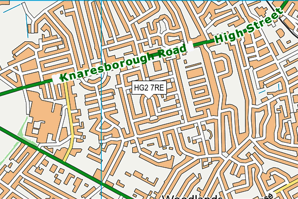 HG2 7RE map - OS VectorMap District (Ordnance Survey) HG2 7RE map - OS VectorMap District (Ordnance Survey)