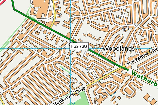 HG2 7SQ map - OS VectorMap District (Ordnance Survey) HG2 7SQ map - OS VectorMap District (Ordnance Survey)