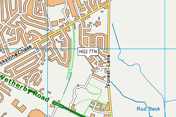 HG2 7TN map - OS VectorMap District (Ordnance Survey) HG2 7TN map - OS VectorMap District (Ordnance Survey)