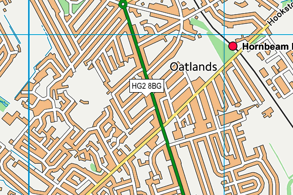 HG2 8BG map - OS VectorMap District (Ordnance Survey) HG2 8BG map - OS VectorMap District (Ordnance Survey)