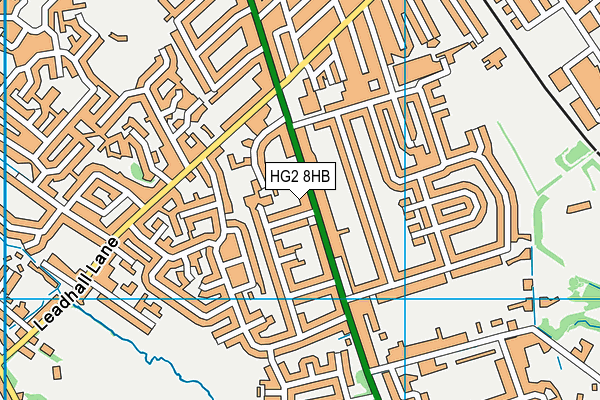 HG2 8HB map - OS VectorMap District (Ordnance Survey) HG2 8HB map - OS VectorMap District (Ordnance Survey)