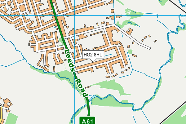 HG2 8HL map - OS VectorMap District (Ordnance Survey) HG2 8HL map - OS VectorMap District (Ordnance Survey)