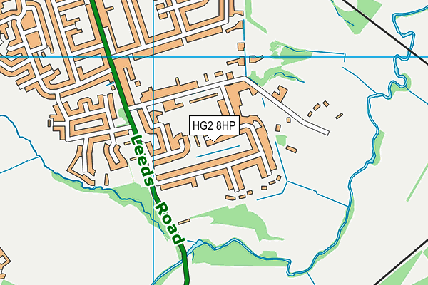 HG2 8HP map - OS VectorMap District (Ordnance Survey) HG2 8HP map - OS VectorMap District (Ordnance Survey)