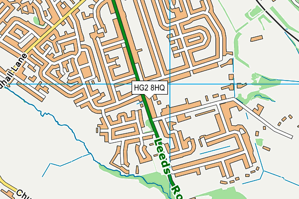 HG2 8HQ map - OS VectorMap District (Ordnance Survey) HG2 8HQ map - OS VectorMap District (Ordnance Survey)