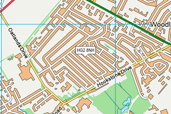 HG2 8NH map - OS VectorMap District (Ordnance Survey) HG2 8NH map - OS VectorMap District (Ordnance Survey)