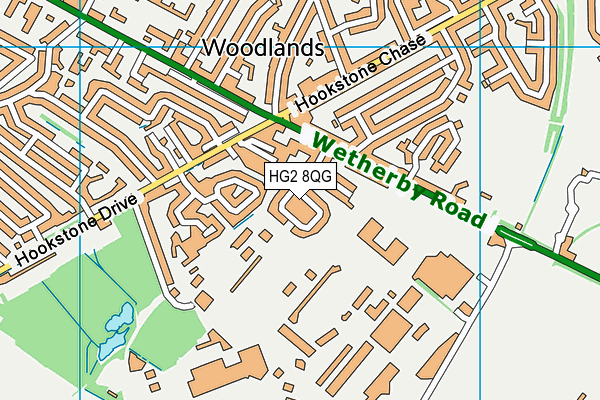 HG2 8QG map - OS VectorMap District (Ordnance Survey) HG2 8QG map - OS VectorMap District (Ordnance Survey)
