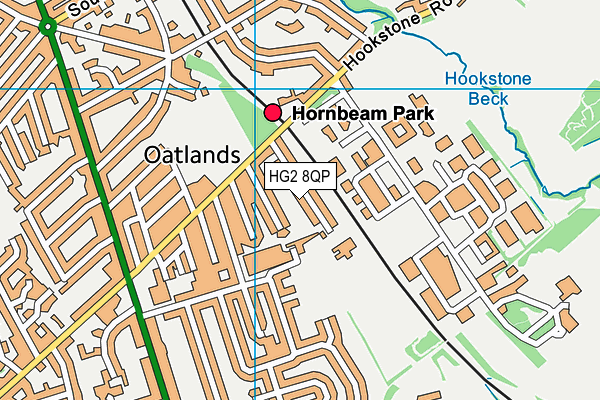HG2 8QP map - OS VectorMap District (Ordnance Survey) HG2 8QP map - OS VectorMap District (Ordnance Survey)