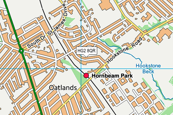 HG2 8QR map - OS VectorMap District (Ordnance Survey) HG2 8QR map - OS VectorMap District (Ordnance Survey)