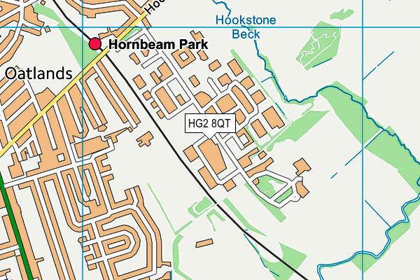 HG2 8QT map - OS VectorMap District (Ordnance Survey) HG2 8QT map - OS VectorMap District (Ordnance Survey)