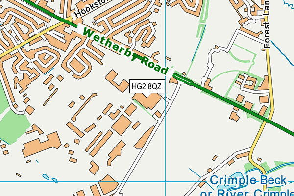 HG2 8QZ map - OS VectorMap District (Ordnance Survey) HG2 8QZ map - OS VectorMap District (Ordnance Survey)