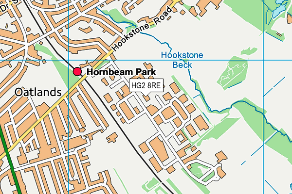 HG2 8RE map - OS VectorMap District (Ordnance Survey) HG2 8RE map - OS VectorMap District (Ordnance Survey)