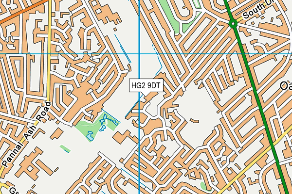 HG2 9DT map - OS VectorMap District (Ordnance Survey) HG2 9DT map - OS VectorMap District (Ordnance Survey)