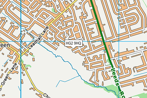 HG2 9HQ map - OS VectorMap District (Ordnance Survey) HG2 9HQ map - OS VectorMap District (Ordnance Survey)