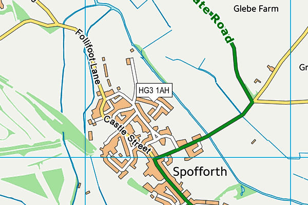 HG3 1AH map - OS VectorMap District (Ordnance Survey) HG3 1AH map - OS VectorMap District (Ordnance Survey)