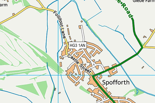 HG3 1AN map - OS VectorMap District (Ordnance Survey) HG3 1AN map - OS VectorMap District (Ordnance Survey)