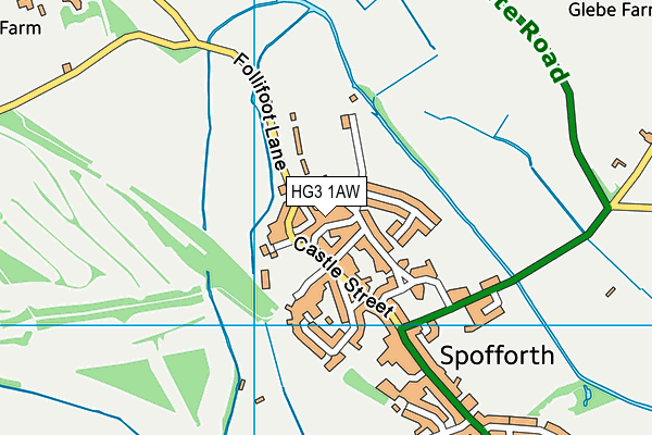 HG3 1AW map - OS VectorMap District (Ordnance Survey) HG3 1AW map - OS VectorMap District (Ordnance Survey)
