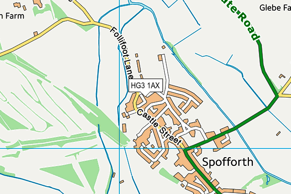 HG3 1AX map - OS VectorMap District (Ordnance Survey) HG3 1AX map - OS VectorMap District (Ordnance Survey)