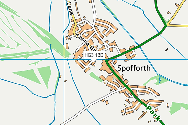 HG3 1BD map - OS VectorMap District (Ordnance Survey) HG3 1BD map - OS VectorMap District (Ordnance Survey)