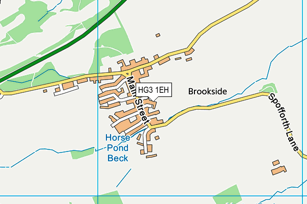 HG3 1EH map - OS VectorMap District (Ordnance Survey) HG3 1EH map - OS VectorMap District (Ordnance Survey)