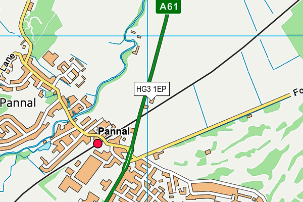 HG3 1EP map - OS VectorMap District (Ordnance Survey) HG3 1EP map - OS VectorMap District (Ordnance Survey)
