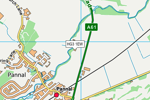 HG3 1EW map - OS VectorMap District (Ordnance Survey) HG3 1EW map - OS VectorMap District (Ordnance Survey)
