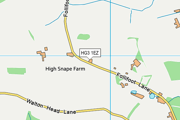 HG3 1EZ map - OS VectorMap District (Ordnance Survey) HG3 1EZ map - OS VectorMap District (Ordnance Survey)