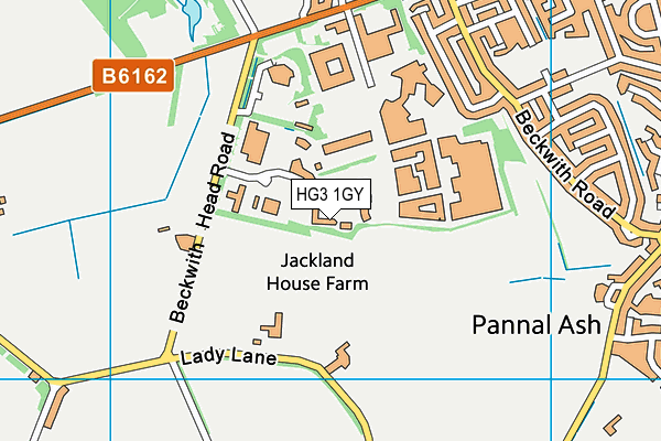 HG3 1GY map - OS VectorMap District (Ordnance Survey) HG3 1GY map - OS VectorMap District (Ordnance Survey)