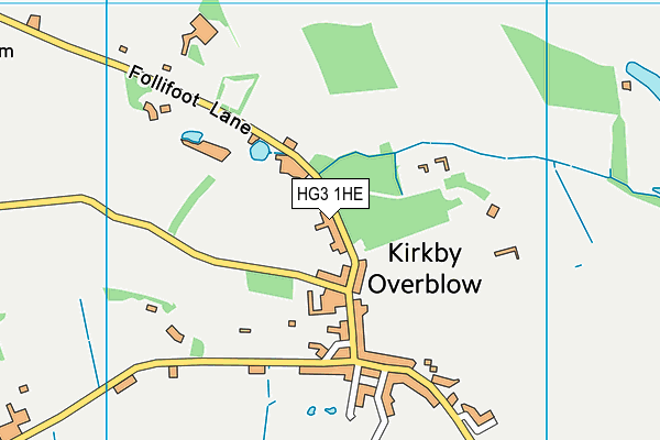 HG3 1HE map - OS VectorMap District (Ordnance Survey) HG3 1HE map - OS VectorMap District (Ordnance Survey)
