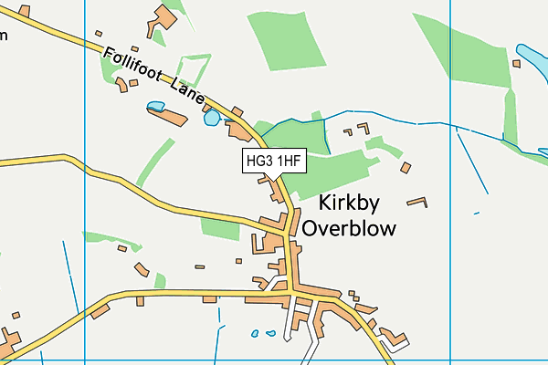 HG3 1HF map - OS VectorMap District (Ordnance Survey) HG3 1HF map - OS VectorMap District (Ordnance Survey)
