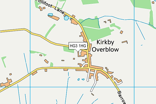 HG3 1HG map - OS VectorMap District (Ordnance Survey) HG3 1HG map - OS VectorMap District (Ordnance Survey)