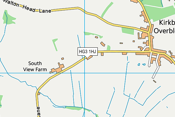 HG3 1HJ map - OS VectorMap District (Ordnance Survey) HG3 1HJ map - OS VectorMap District (Ordnance Survey)