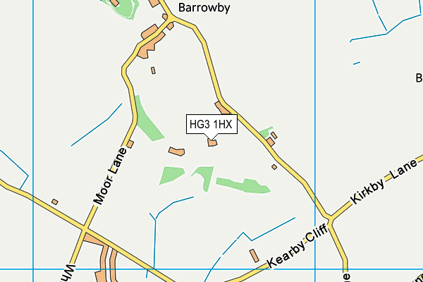 HG3 1HX map - OS VectorMap District (Ordnance Survey) HG3 1HX map - OS VectorMap District (Ordnance Survey)