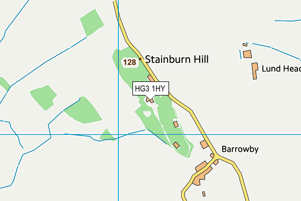 HG3 1HY map - OS VectorMap District (Ordnance Survey) HG3 1HY map - OS VectorMap District (Ordnance Survey)