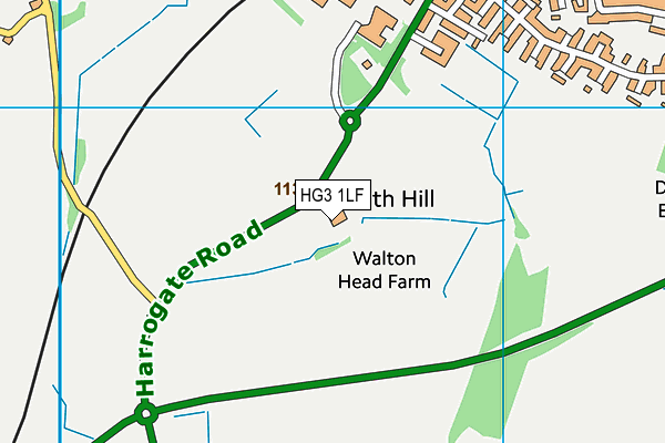 HG3 1LF map - OS VectorMap District (Ordnance Survey) HG3 1LF map - OS VectorMap District (Ordnance Survey)