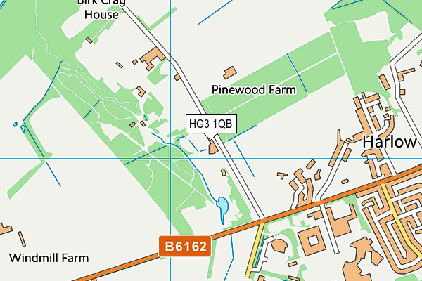 HG3 1QB map - OS VectorMap District (Ordnance Survey) HG3 1QB map - OS VectorMap District (Ordnance Survey)