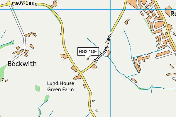 HG3 1QE map - OS VectorMap District (Ordnance Survey) HG3 1QE map - OS VectorMap District (Ordnance Survey)