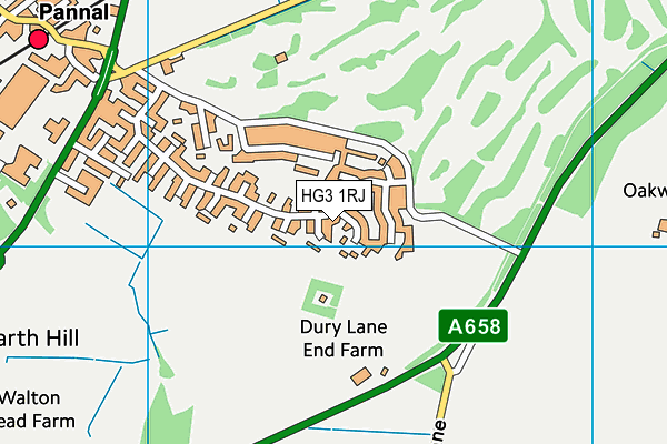 HG3 1RJ map - OS VectorMap District (Ordnance Survey) HG3 1RJ map - OS VectorMap District (Ordnance Survey)