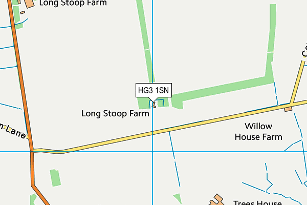 HG3 1SN map - OS VectorMap District (Ordnance Survey) HG3 1SN map - OS VectorMap District (Ordnance Survey)