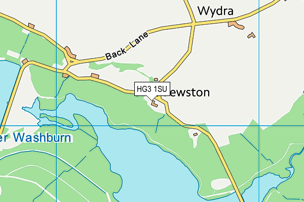 HG3 1SU map - OS VectorMap District (Ordnance Survey)